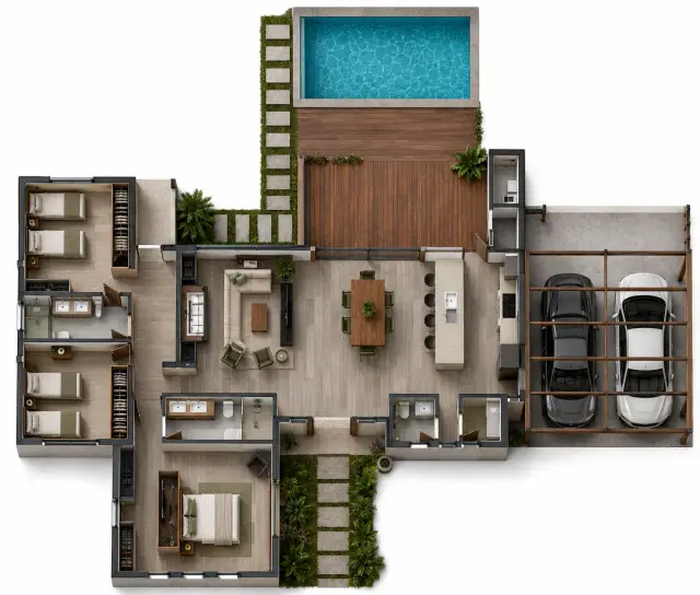 Plano de obra del proyecto 150ip-g