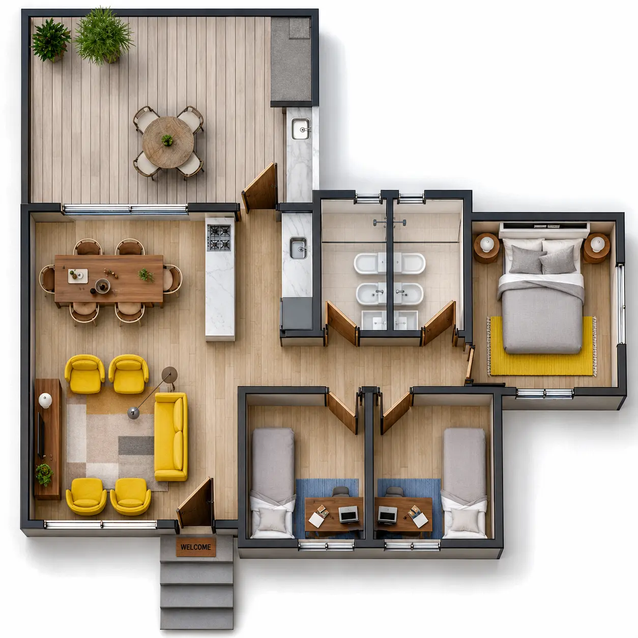 Plano de obra del proyecto 75ip-b