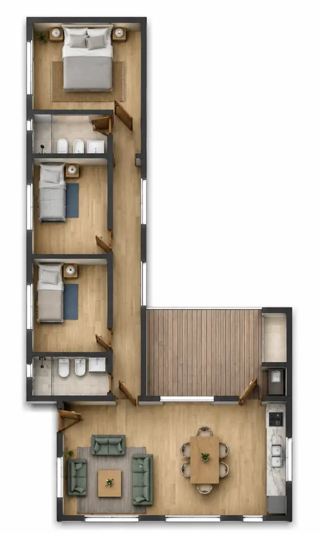 Plano de obra del proyecto 95ip-a