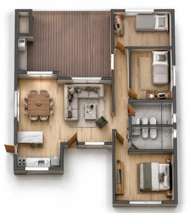 Plano de obra del proyecto 90ip-c