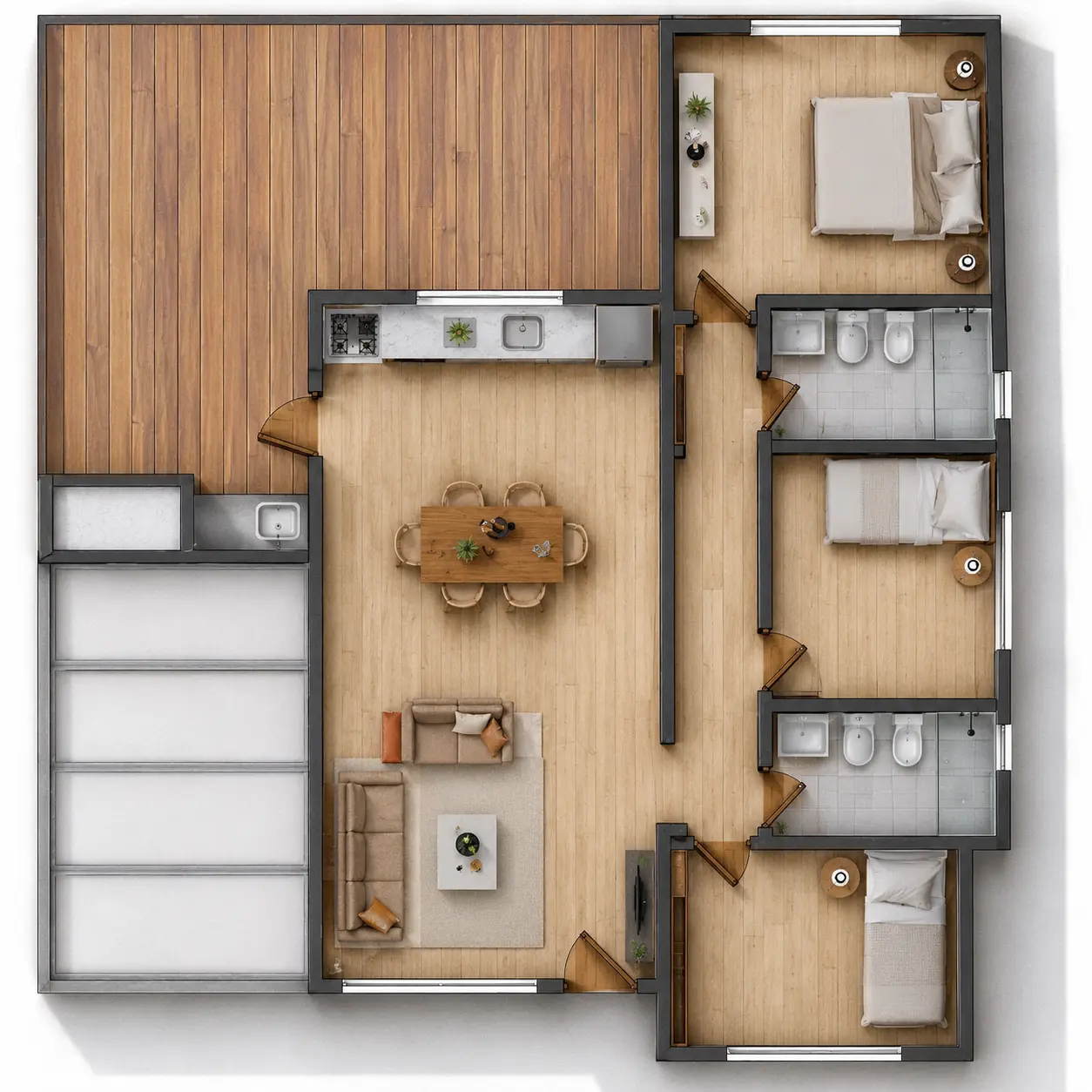 Plano de obra del proyecto 80ip-e