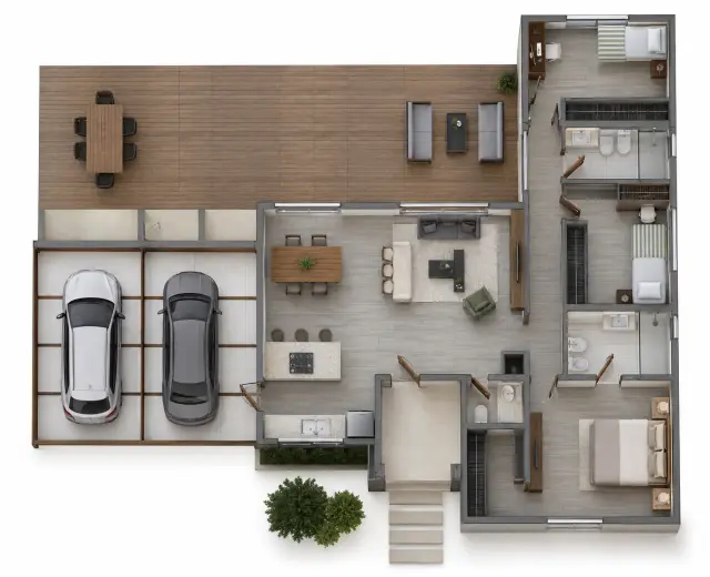 Plano de obra del proyecto 90ip-b