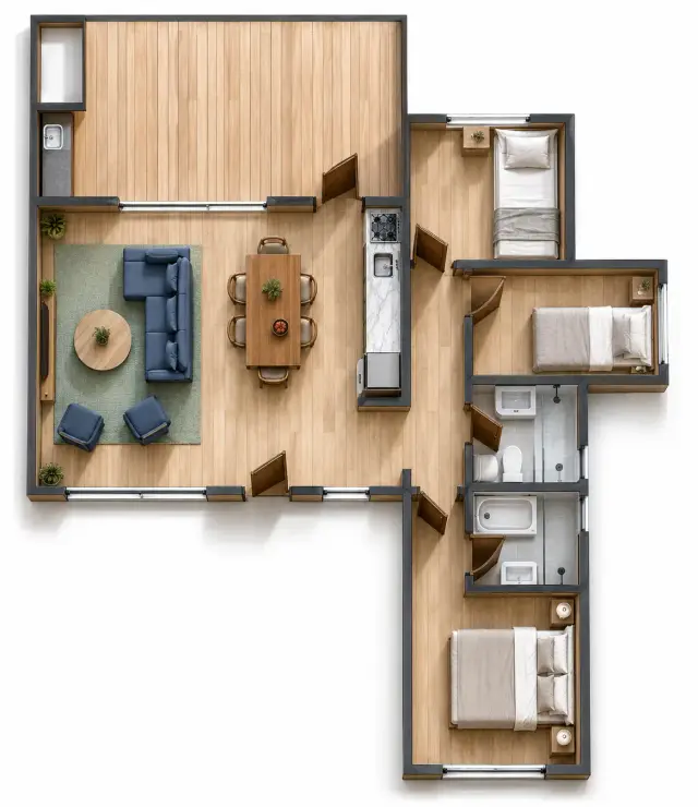 Plano de obra del proyecto 80ip-g
