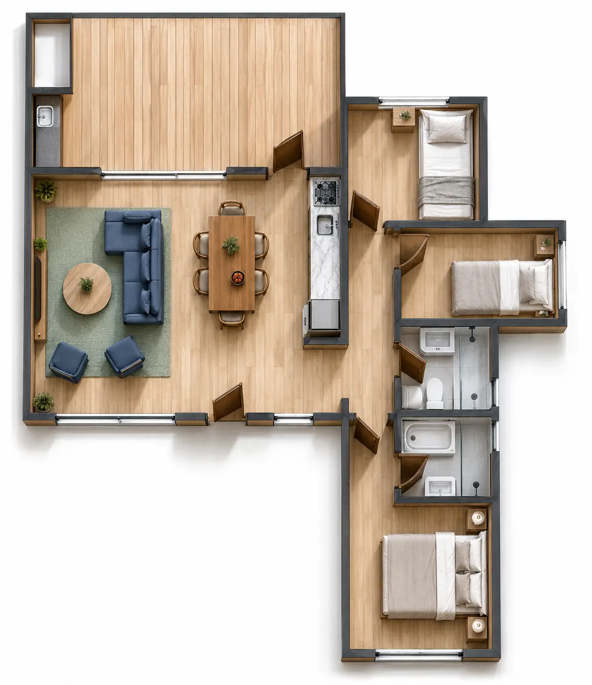 Plano de obra del proyecto 80ip-g