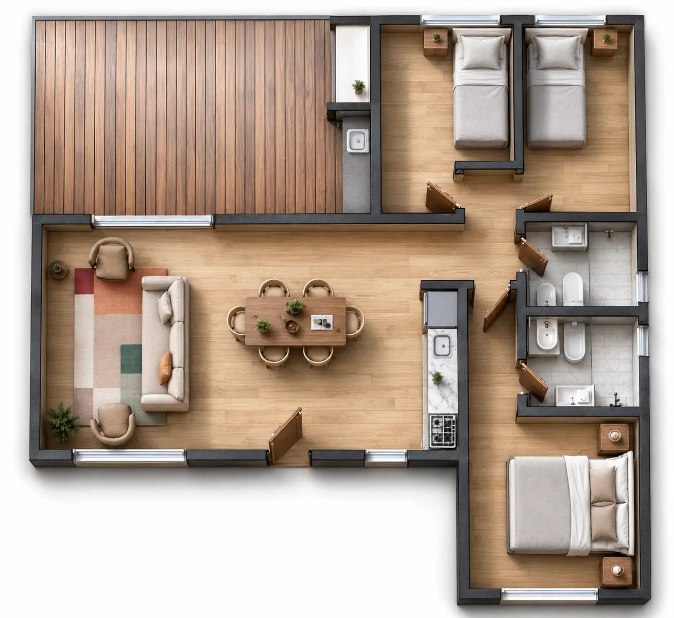 Plano de obra del proyecto 80ip-c