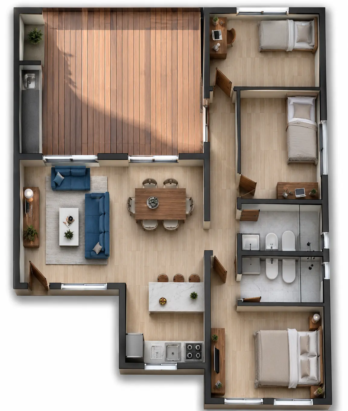 Plano de obra del proyecto 90ip-d