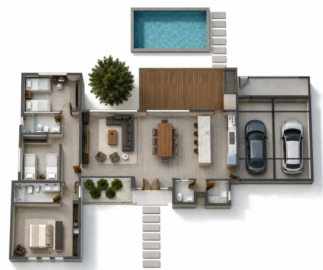 Plano de obra del proyecto 150ip-b