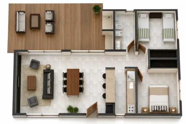 Plano de obra del proyecto 70ip-a