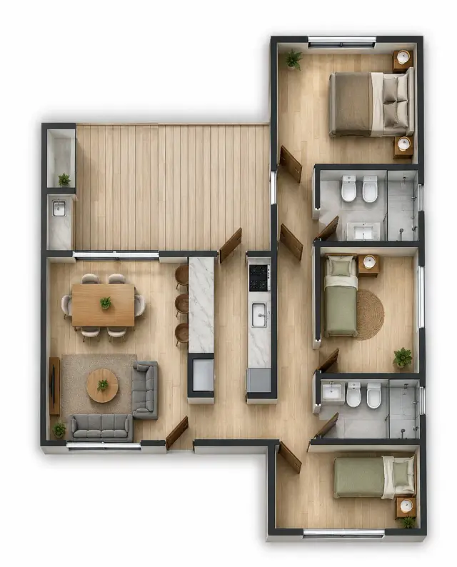 Plano de obra del proyecto 85ip-b