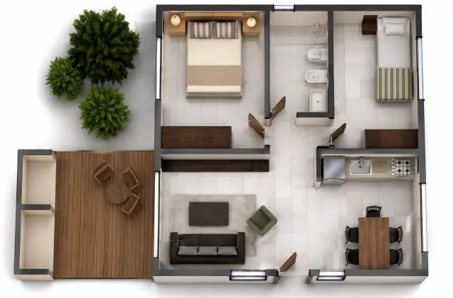 Plano de obra del proyecto 45ep-a