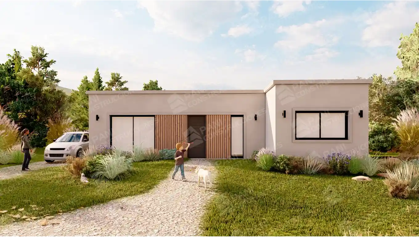 maqueta de la casa 80 basica c