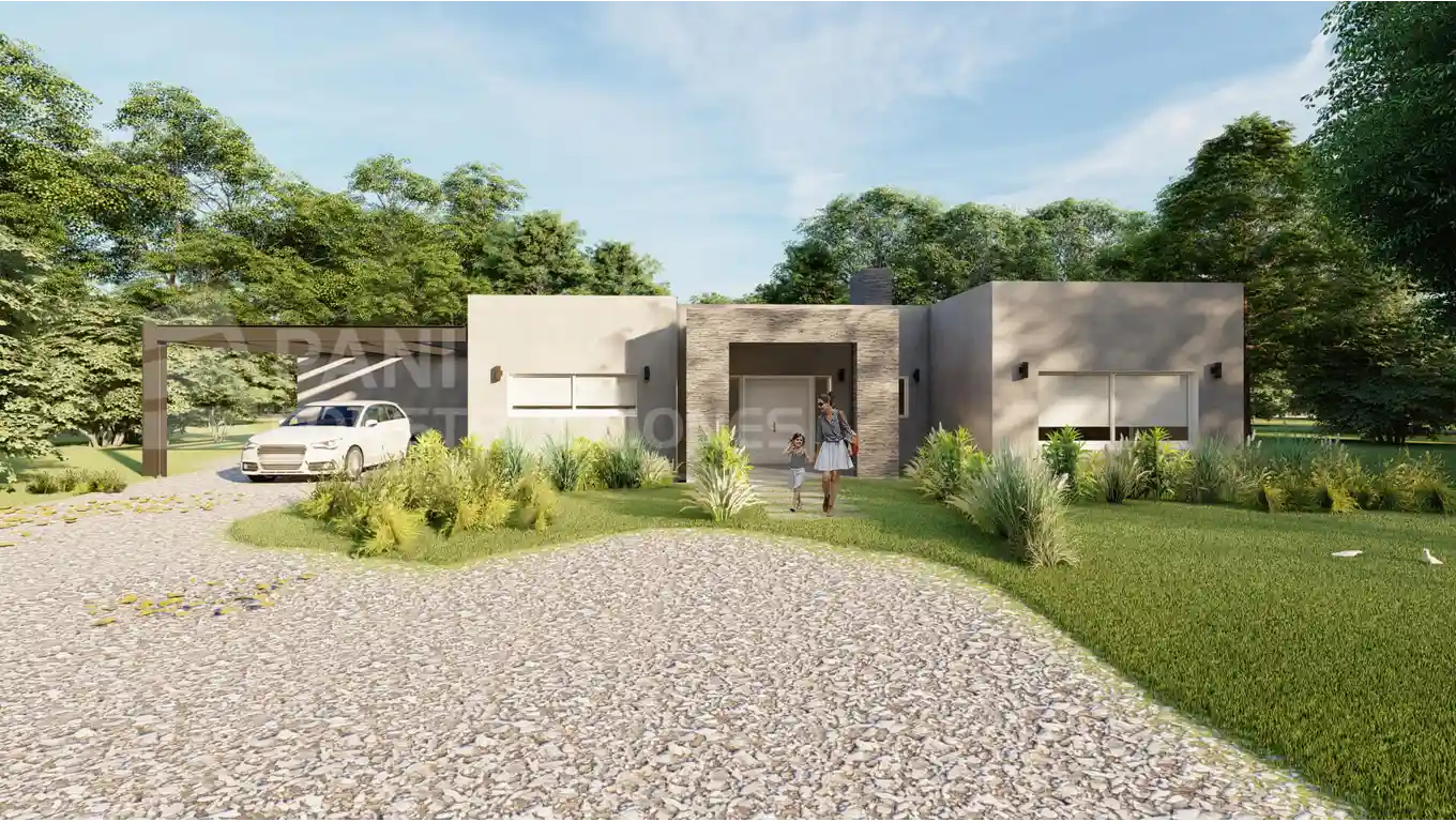 maqueta de la casa 135 ejecutiva a