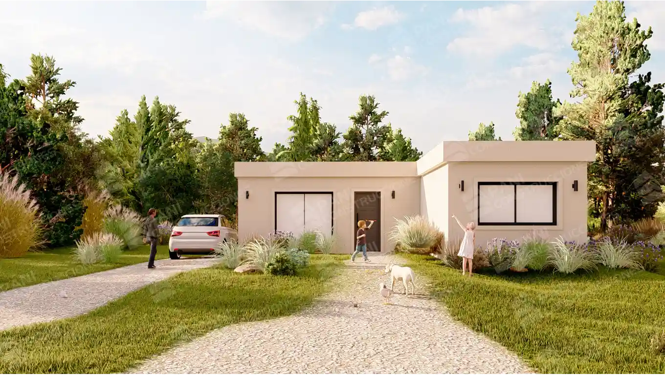 maqueta de la casa 80 ejecutiva e