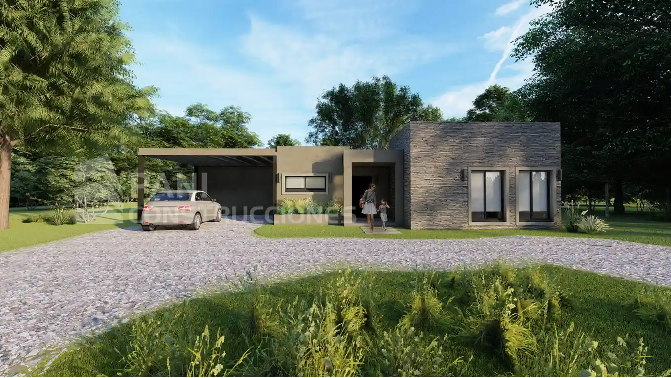 maqueta de la casa 90 ejecutiva a