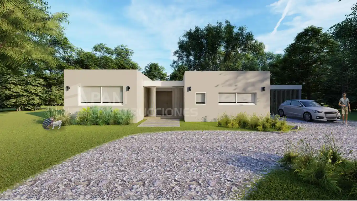 maqueta de la casa 140 ejecutiva plus a