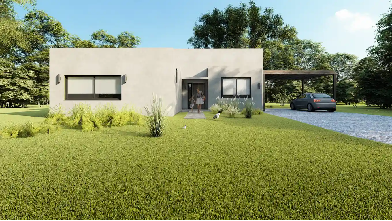 maqueta de la casa 145 ejecutiva plus a