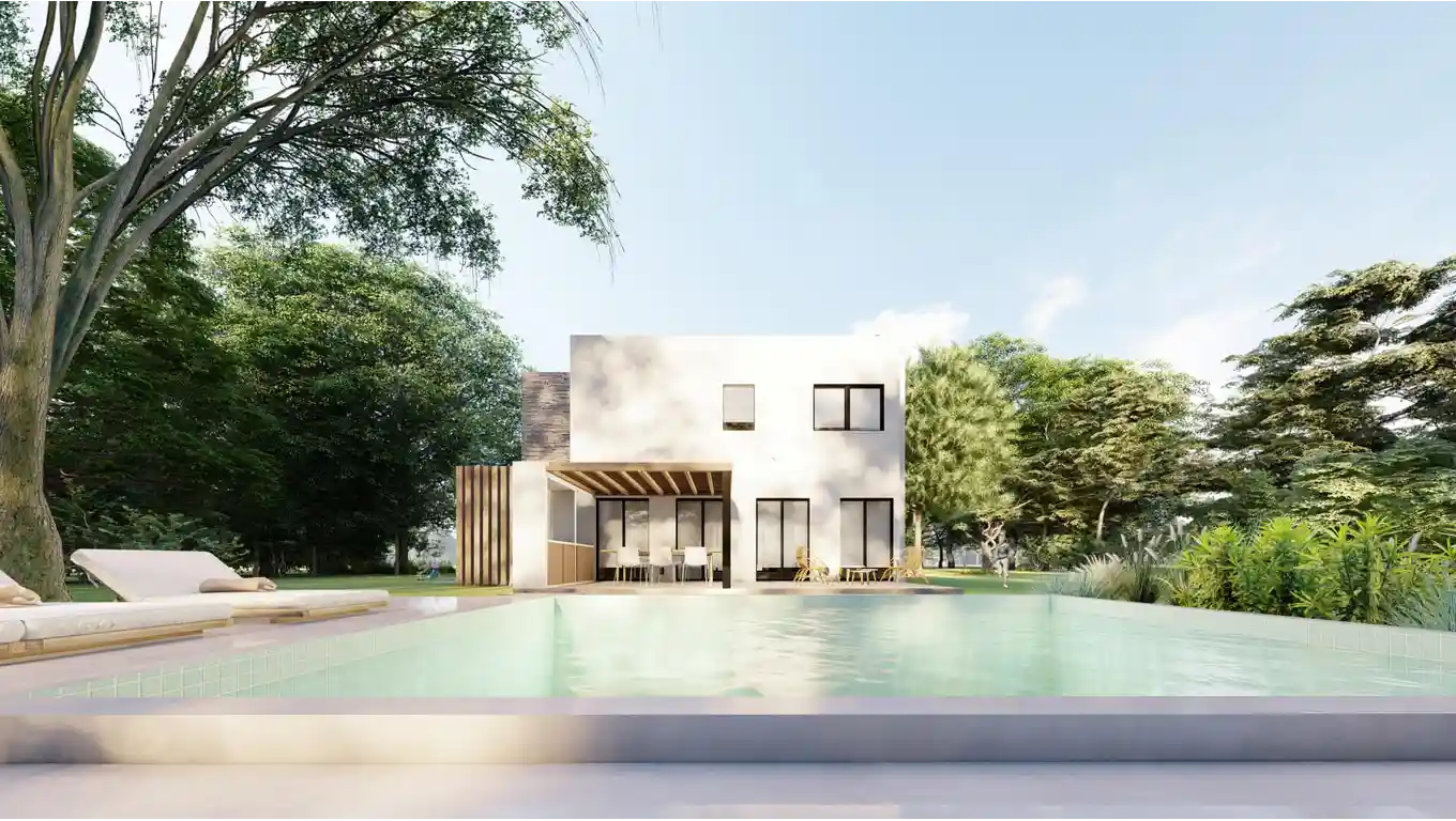 maqueta de la casa 150 ejecutiva plus b