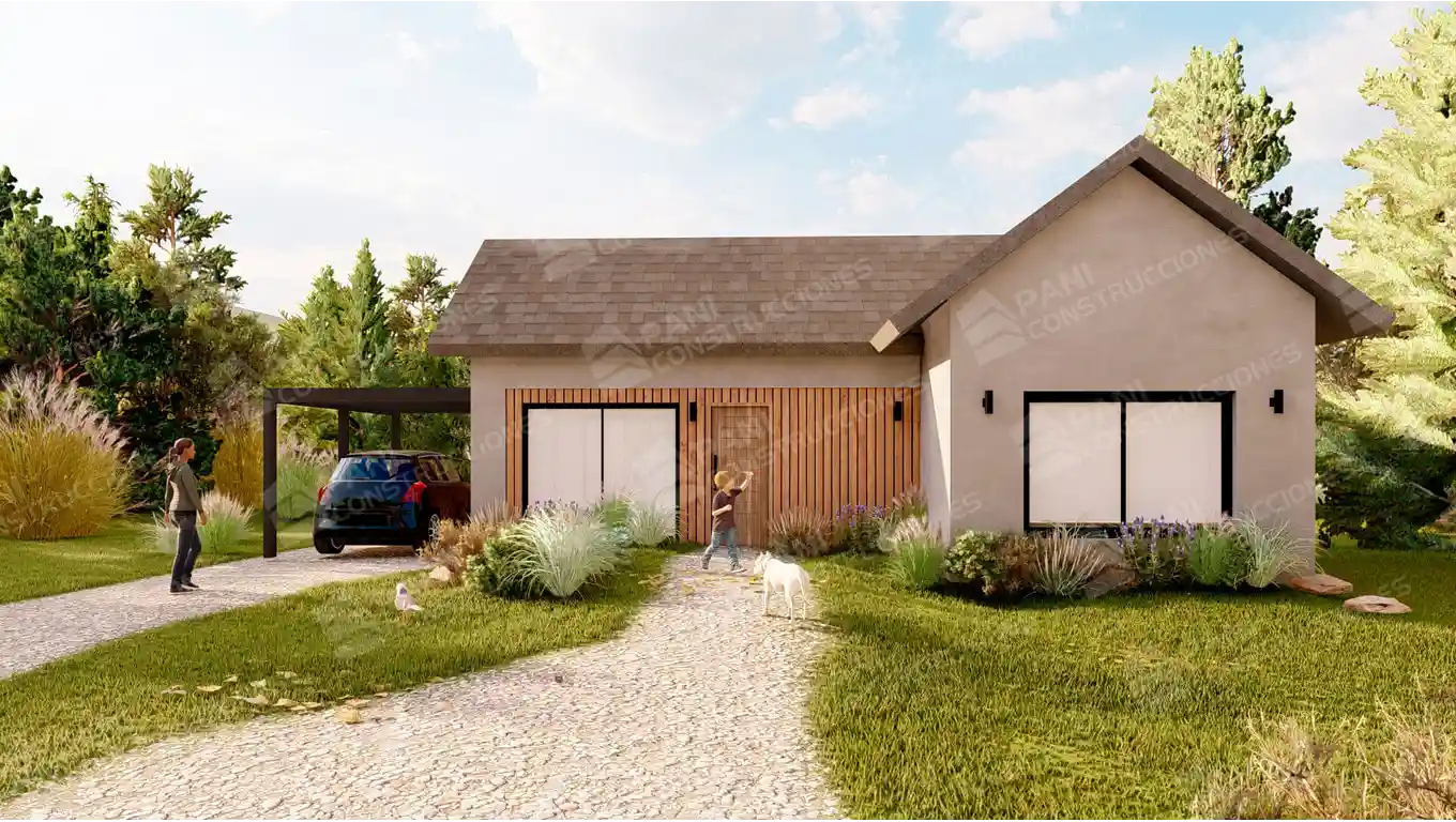 maqueta de la casa 85 ejecutiva plus a