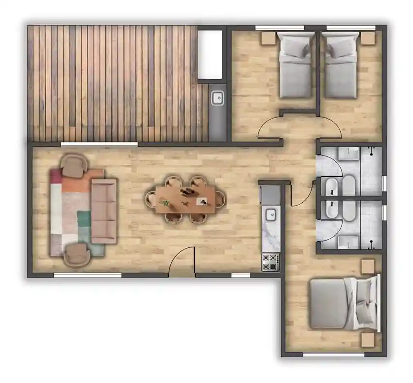 plano de obra del proyecto 80i-c