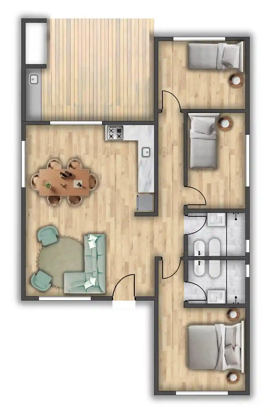 plano de obra del proyecto 85i-a