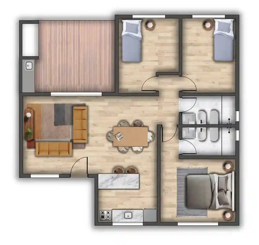 plano de obra del proyecto 85i-b